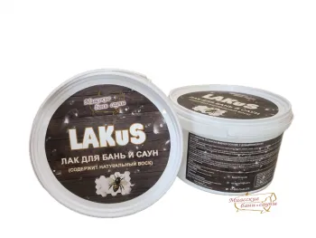 Лак для Бань и Саун LAKuS - бесцветный